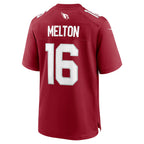 A.Cardinals #16 Max Melton Cardinal BUTLER Team Game Jersey