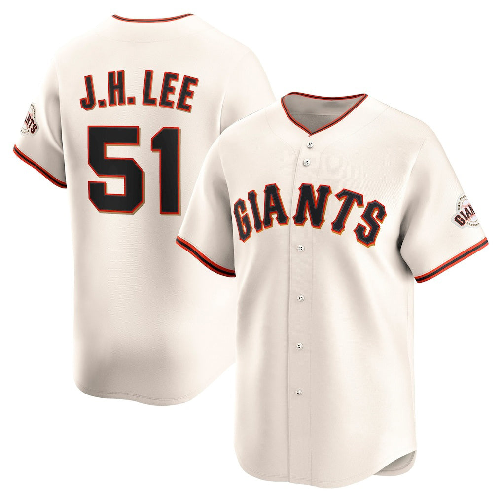 San Francisco Giants #51 Jung Hoo Lee Cream BUTLER Home Limited Player Jersey