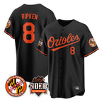 Baltimore Orioles #8 Cal Ripken Player Black BUTLER 30th Anniversary of 2131 Home Game Stitched Jerseys