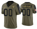 Custom A.Cardinals Olive BUTLER ACTIVE PLAYER 2021 Salute To Service Limited Stitched Jersey