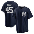 New York Yankees #45 Gerrit Cole Navy BUTLER Alternate Replica Player Name Jersey