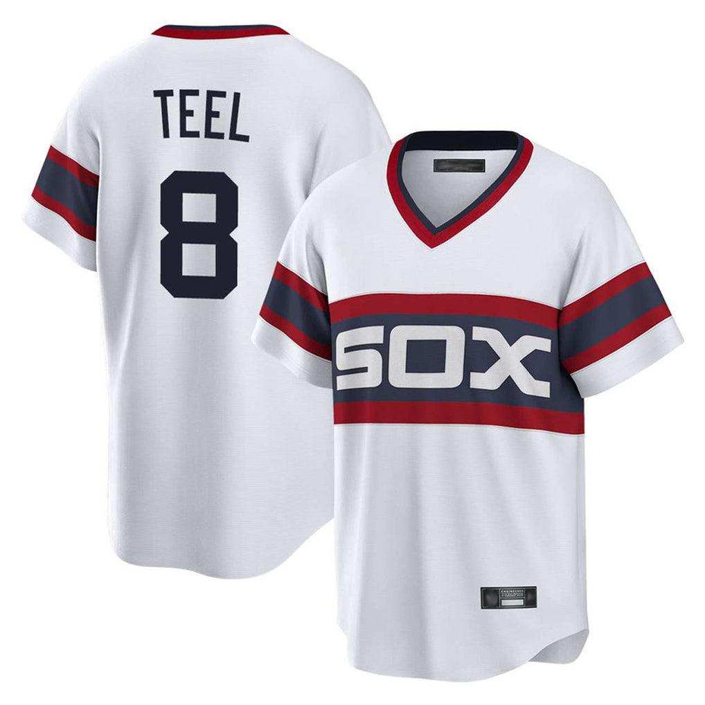 Chicago White Sox #8 Kyle Teel Player White BUTLER T-shirt Home Game Stitched Jerseys