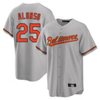 Baltimore Orioles #25 Pete Alonso Player Gray BUTLER Home Game Stitched Jerseys
