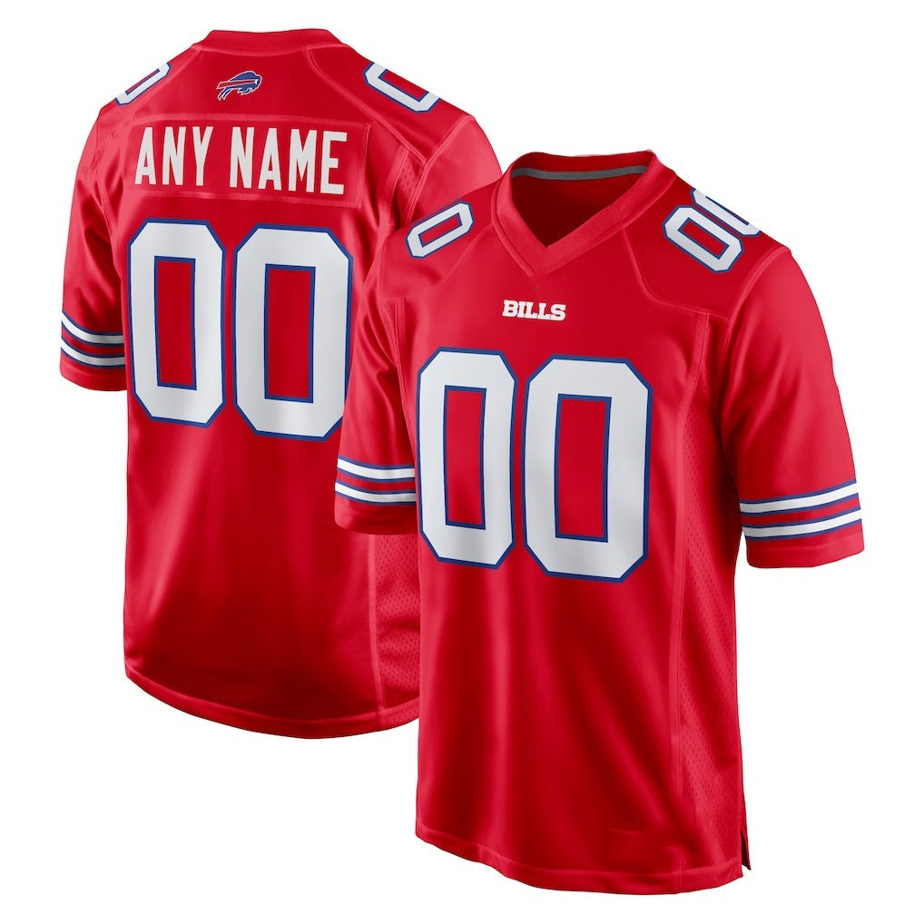 Custom B.Bills Red BUTLER Alternate Game Jersey