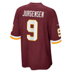 W.Football Team #9 Sonny Jurgensen Burgundy BUTLER Retired Player Jersey