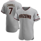 Arizona Diamondbacks #7 Corbin Carroll Player Gray BUTLER Road Limited Elite Home Game Stitched Jerseys