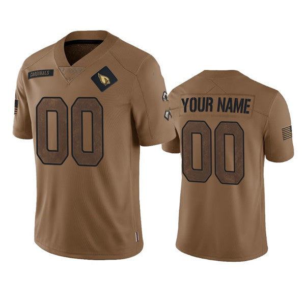 Custom A.Cardinals Active Player 2023 Brown BUTLER Salute To Service Limited Stitched Jersey