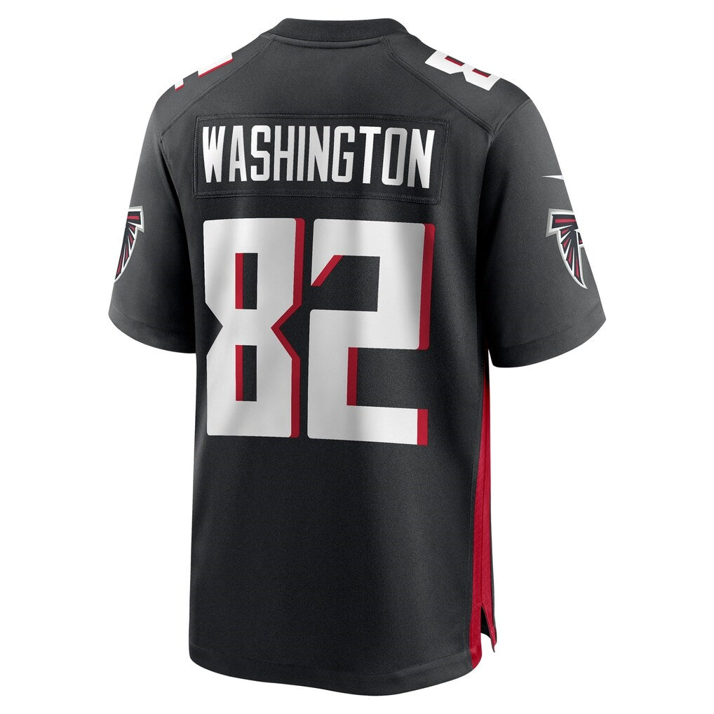 A.Falcons #82 Casey Washington Black BUTLER Team Game Jersey