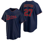 Minnesota Twins #27 Ryan Jeffers Navy BUTLER Cool Base Stitched Jersey