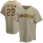San Diego Padres #23 Fernando Tatis Jr. Tan BUTLER Alternate Replica Player Jersey