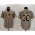 Pittsburgh Pirates #30 Paul Skenes Grey BUTLER Stitched Jersey