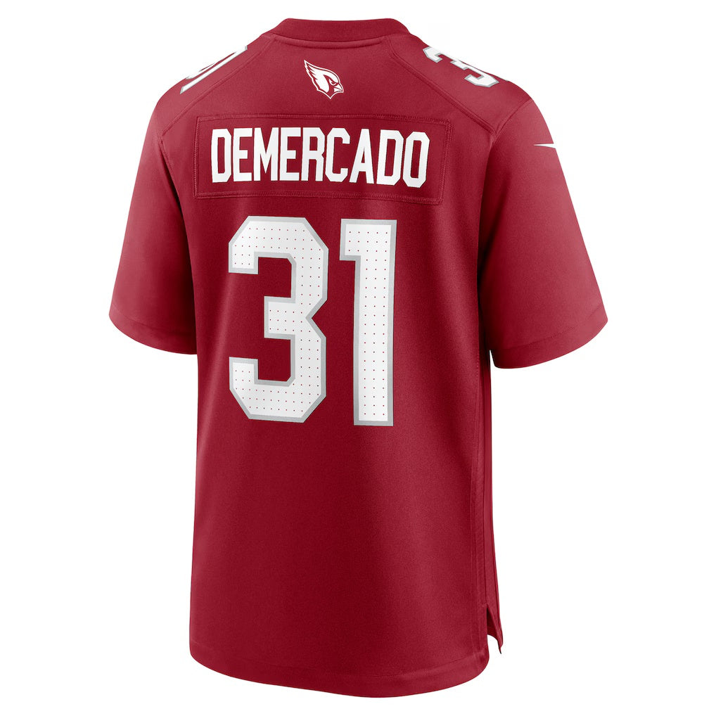 A.Cardinals #31 Emari Demercado Cardinal BUTLER Team Game Jersey