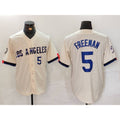 Los Angeles Dodgers #5 Freddie Freeman Number Cream BUTLER 2024 City Connect Limited Stitched Jerseys