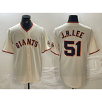 San Francisco Giants #51 Jung Hoo Lee Cream BUTLER 2024 Home Limited Stitched Jersey