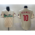 Philadelphia Phillies #10 J.T. Realmuto Cream BUTLER Phanatic Limited Stitched Jersey