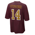 W.Football Team #14 Ryan Fitzpatrick Burgundy BUTLER Alternate Player Game Jersey