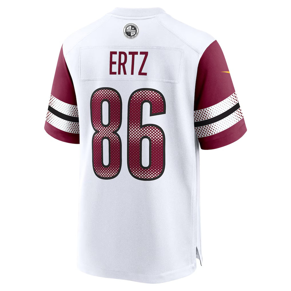 W.Commanders #86 Zach Ertz White BUTLER Game Jersey
