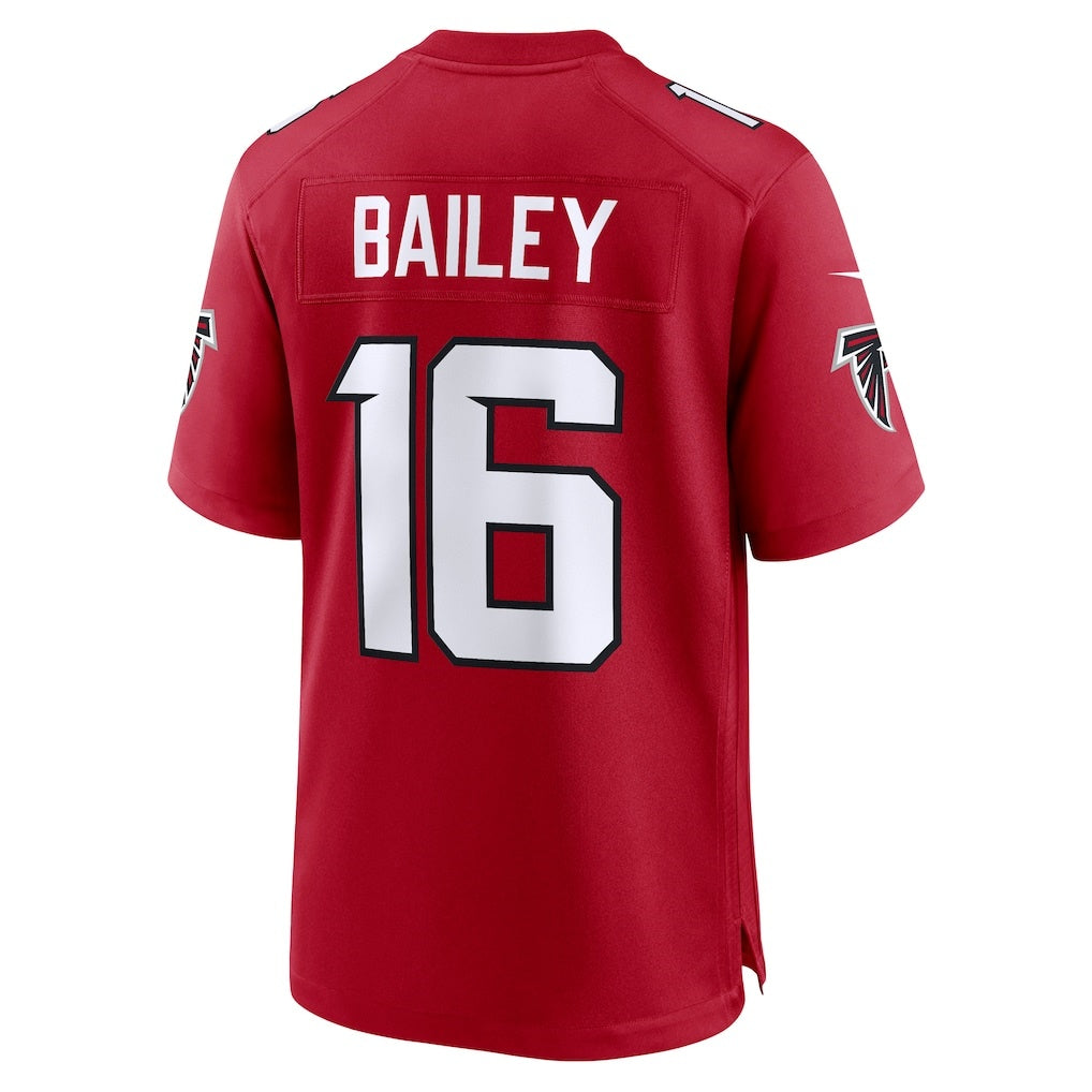 A.Falcons #16 Jake Bailey Red BUTLER Team Game Jersey