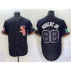 Chicago White Sox #88 Luis Robert Jr. Black BUTLER Mexico Limited Stitched Jersey