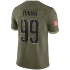 W.Commanders #99 Chase Young Olive BUTLER Salute To Service Limited Jersey