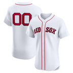 Custom Boston Red Sox White BUTLER Home Elite Jersey