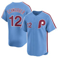 Philadelphia Phillies #12 Kyle Schwarber Light Blue BUTLER Alternate Limited Jersey