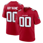 Custom A.Falcons Red BUTLER Game Jersey