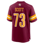 W.Commanders #73 Trent Scott Burgundy BUTLER Game Jersey