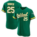 Oakland Athletics #25 Brent Rooker Green BUTLER Flex Base Stitched Jersey