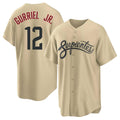 Arizona Diamondbacks #12 Lourdes Gurriel Jr Player Tan BUTLER City Connect Home Game Stitched Jerseys