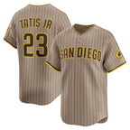 San Diego Padres #23 Fernando Tatis Jr. Khaki BUTLER Alternate Limited Player Jersey