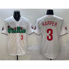 Philadelphia Phillies #3 Bryce Harper White BUTLER Phanatic Limited Stitched Jersey