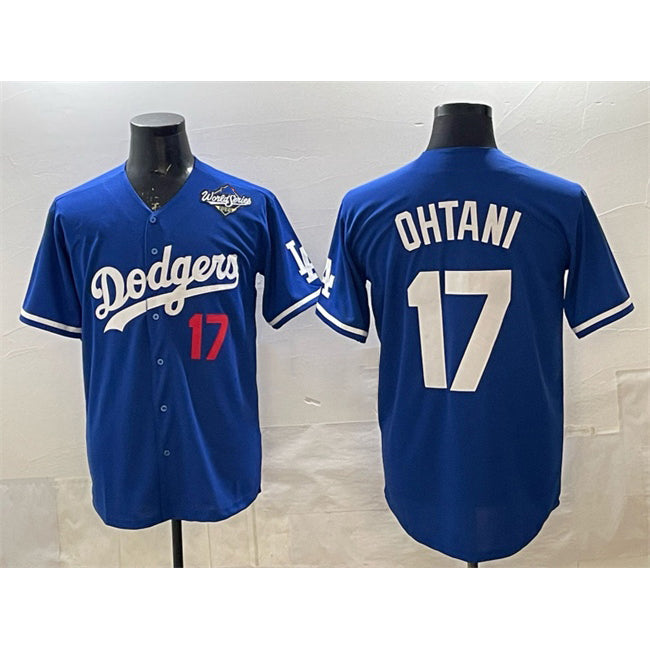 Los Angeles Dodgers #17 Shohei Ohtani Royal BUTLER 2025 World Series Limited Stitched Jersey