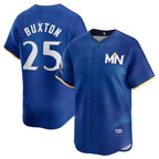 Minnesota Twins #25 Byron Buxton Royal BUTLER 2024 City Connect Limited Stitched Jersey