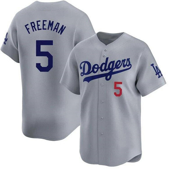 Los Angeles Dodgers #5 Freddie Freeman Gray BUTLER 2025 Limited Stitched Jersey