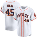 Houston Astros #45 Tatsuya Imai White BUTLER 2026 Home Limited Stitched Jersey