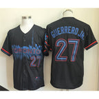 Toronto Blue Jays #27 Vladimir Guerrero Jr. Navy BUTLER 2024 City Connect Limited Stitched Jersey