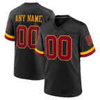 Custom W.Commanders Black BUTLER Hail Raiser Alternate Game Jersey