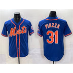 New York Mets #31 Mike Piazza Blue BUTLER Cool Base Stitched Jersey
