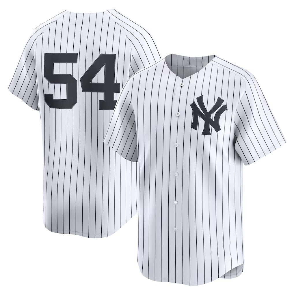 New York Yankees #54 Max Fried White BUTLER Home Limited Player Jersey
