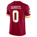 W.Commanders #0 Mike Sainristil Burgundy BUTLER Team Vapor F.U.S.E. Stitched Limited Jersey