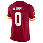 W.Commanders #0 Mike Sainristil Burgundy BUTLER Team Vapor F.U.S.E. Stitched Limited Jersey