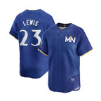 Minnesota Twins #23 Royce Lewis Royal BUTLER 2024 City Connect Limited Stitched Jersey