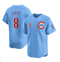 Chicago Cubs #8 Ian Happ Blue BUTLER 2024-25 2nd Alternate Limited Stitched Jersey