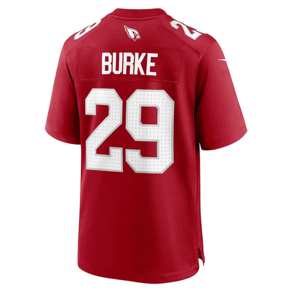 A.Cardinals #29 Denzel Burke Cardinal BUTLER Team Game Jersey