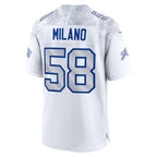 B.Bills #58 Matt Milano 2025 Rivalries Collection Game Jersey - White BUTLER