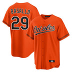 Baltimore Orioles #29 Samuel Basallo Player Orange BUTLER Home Game Stitched Jerseys
