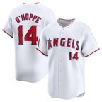 Los Angeles Angels #14 Logan O'Hoppe White BUTLER Home Limited Stitched Jersey