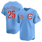 Chicago Cubs #25 Moises ballesteros Blue BUTLER 2024 25 2nd Alternate Limited Stitched Jersey