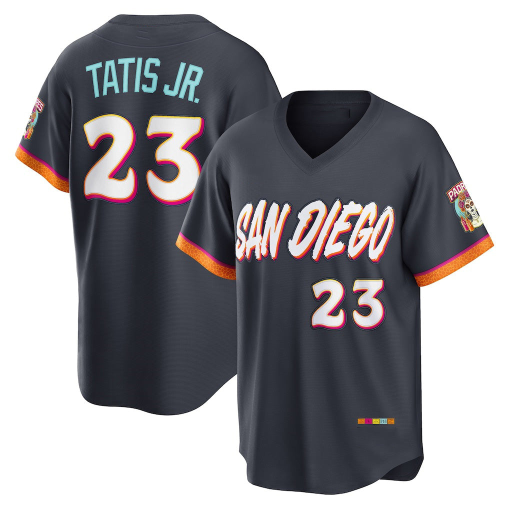 San Diego Padres #23 Fernando Tatis Jr. Obsidian BUTLER 2026 City Connect Stadium Jersey